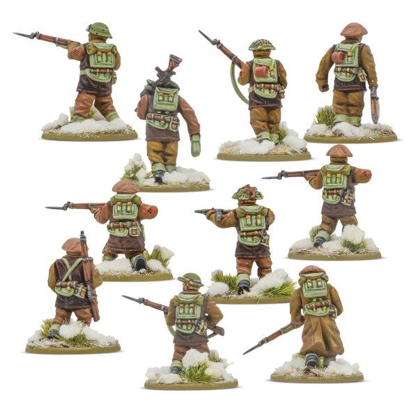 Bolt Action - Crossing the Rhine – British & Canadian Infantry (Winter) Starter Army